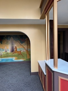 Theatre lobby interior detail