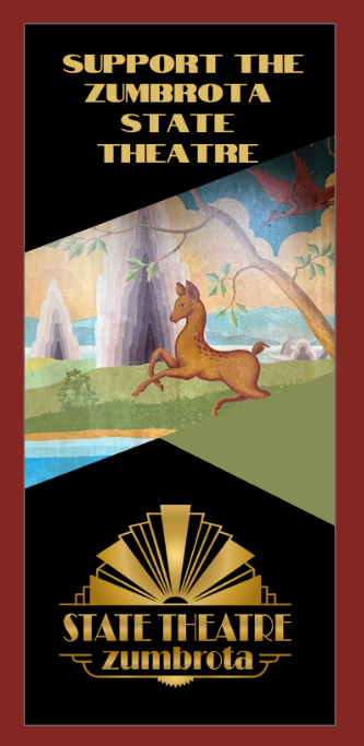 Zumbrota State Theatre vintage poster
